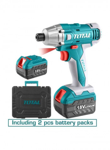 Cordless Impact Driver Teal/Silver/Black