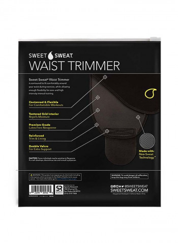 Sweet Sweat Premium Quality Waist Trimmer And Thigh Trimmer With Workout Enhancer Stick 181g