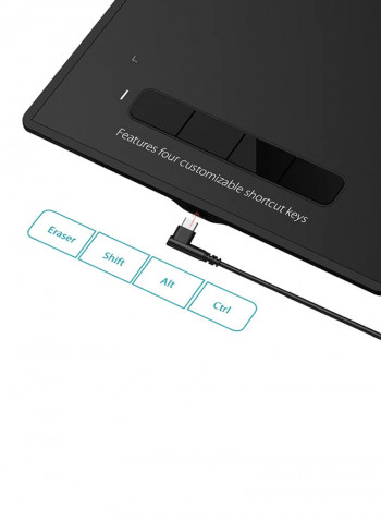 Graphics Tablet Star G960S Plus With PH2 Battery-Free Stylus 9 x 6inch Black
