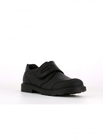 Leather Velcro Shoe Black