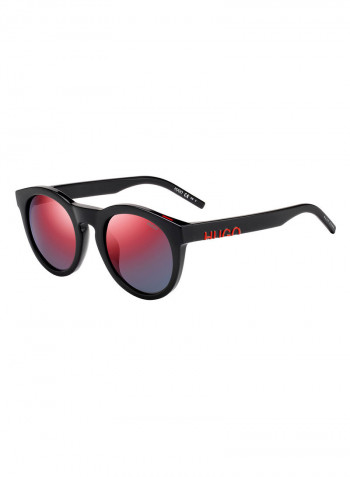 Men's Oval Frame Sunglasses - Lens Size: 51 mm