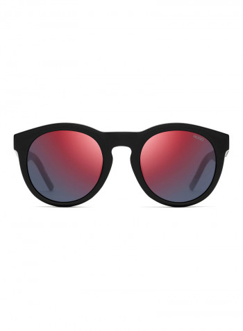 Men's Oval Frame Sunglasses - Lens Size: 51 mm