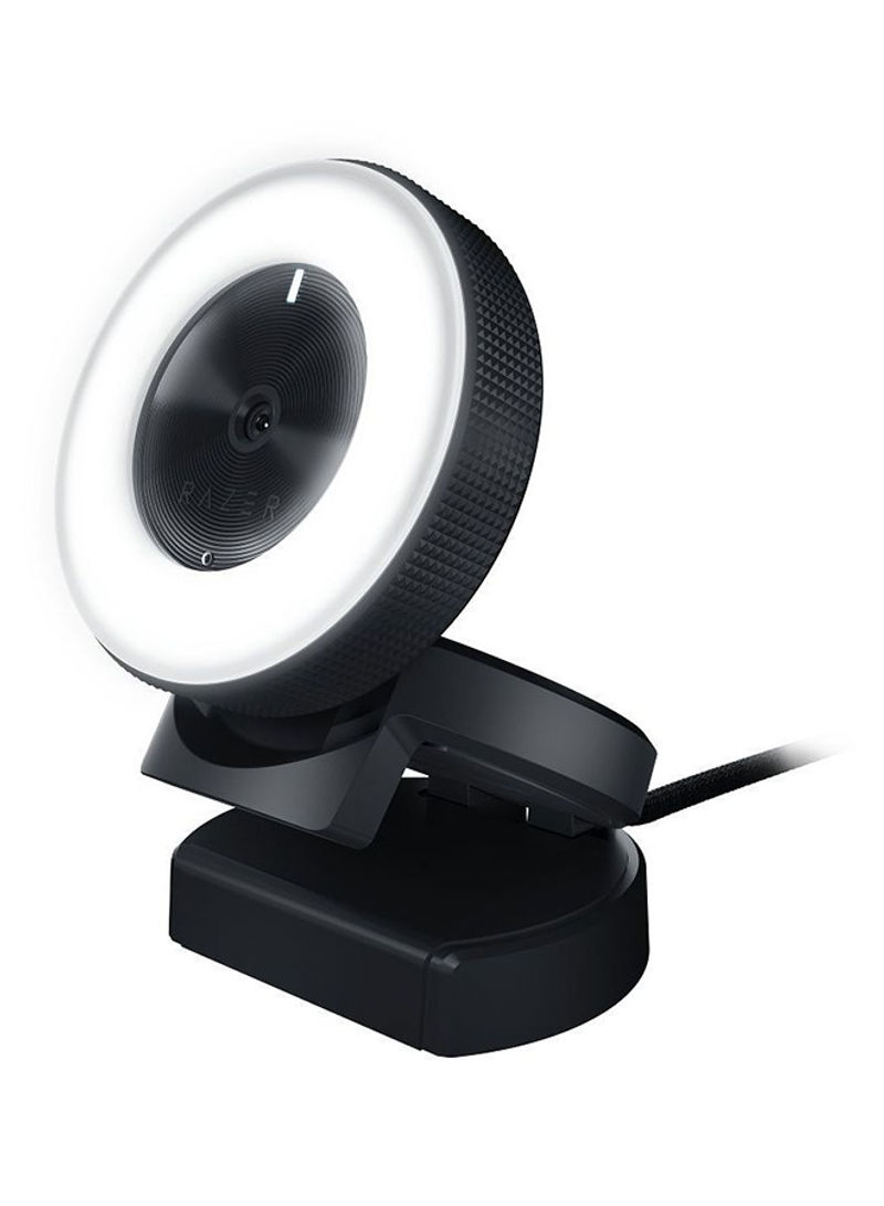 RZ19-02320100-R3M1 Broadcasting And Streaming Camera With Ring Light Illumination Black