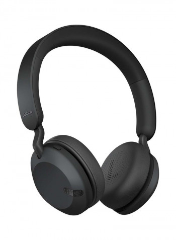 Elite 45h Wireless On-The-Ear Headphones - 50 Hrs Battery Life Full Black