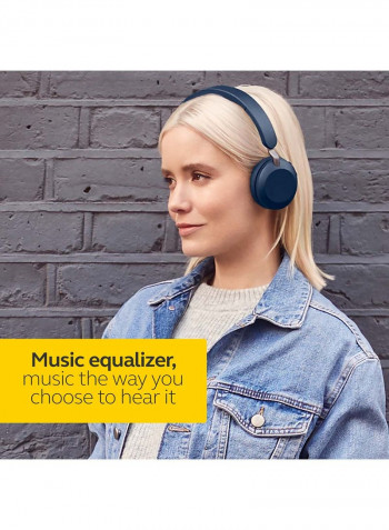 Elite 45h Wireless On-The-Ear Headphones - 50 Hrs Battery Life Navy