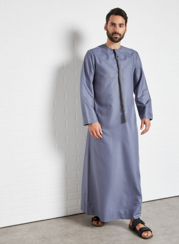 Premium Arabi Kandora رمادي