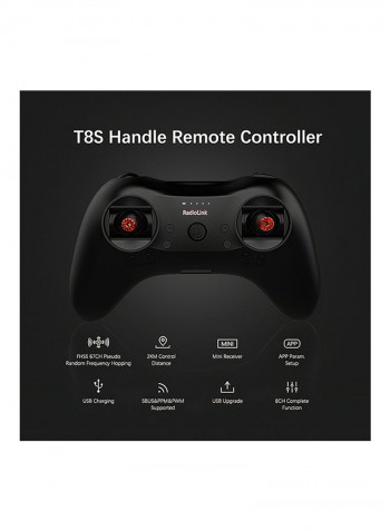 T8S 8CH Mini RC Transmitter And Receiver
