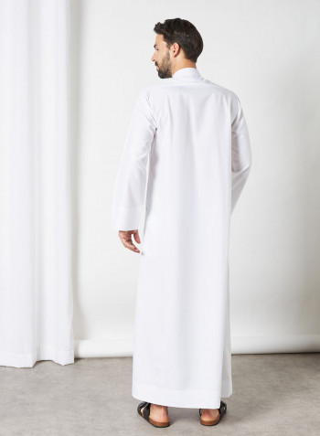 Premium Kuwaiti Kandora أبيض