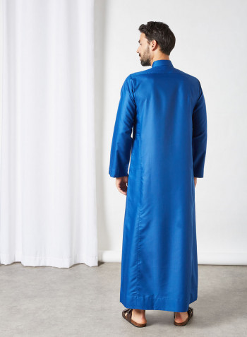 Premium Saudi Kandora أزرق