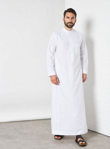 Premium Saudi Kandora أبيض