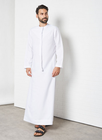 Premium Arabi Kandora أبيض