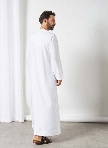 Premium Arabi Kandora أبيض