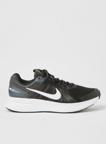 Lace-Up Comfortable Stylish Sports Shoes Black/White