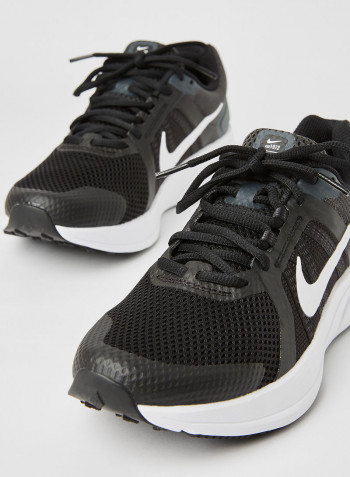 Lace-Up Comfortable Stylish Sports Shoes Black/White
