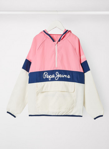 Kids/Teen Colourblock Hoodie Multicolour