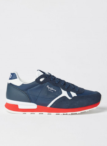 Britt Man Retro Sneakers Navy