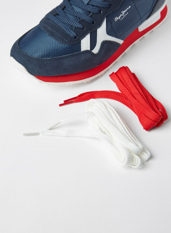 Britt Man Retro Sneakers Navy
