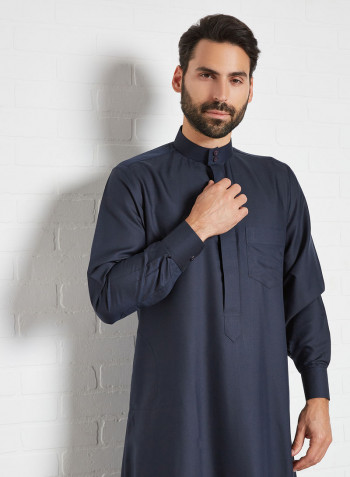Premium Kuwaiti Kandora Blue