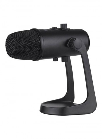 Professional Desktop USB Microphone BY-PM700 Black