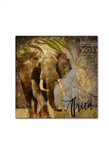 Taste Of Africa I Framed Wall Art Multicolour 11 x 11inch