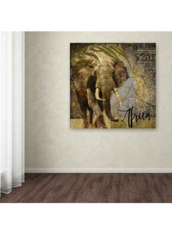 Taste Of Africa I Framed Wall Art Multicolour 11 x 11inch