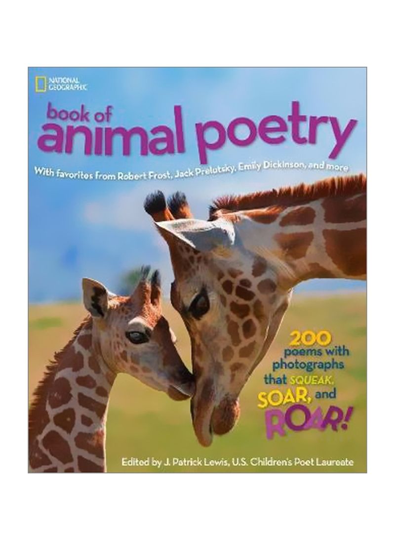 National Geographic Book Of Animal Poetry Hardcover
