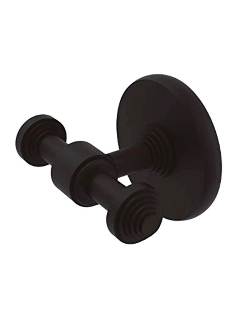 Southbeach Collection Double Robe Hook Black 3x2.8x2inch