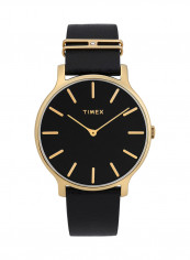 Women's Metropolitan Leather Analog Wrist Watch TW2T45300