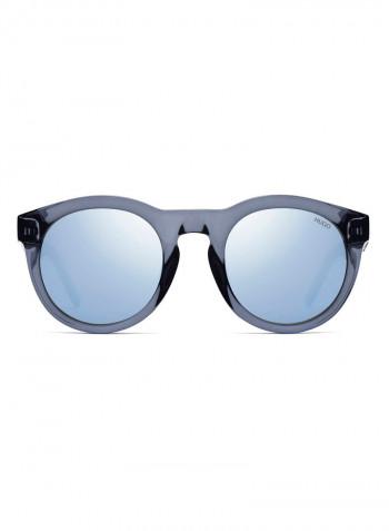 Men's Oval Frame Sunglasses - Lens Size: 51 mm