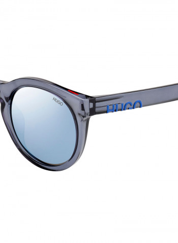 Men's Oval Frame Sunglasses - Lens Size: 51 mm