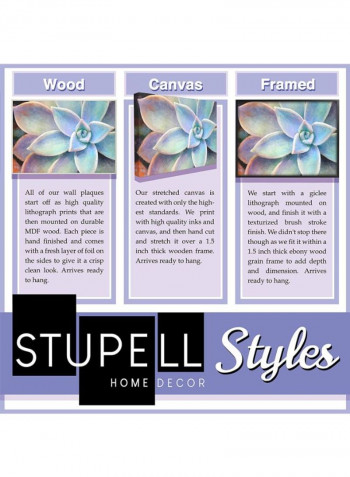 They May Forget Your Name Quote Stretched Canvas Wall Art Multicolour 16 x 20inch