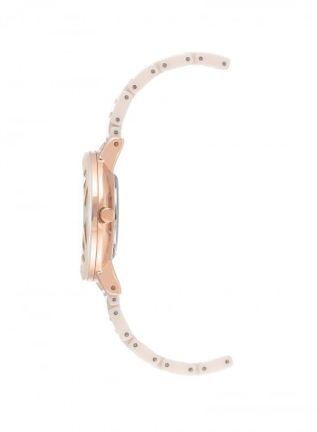 Women's Ceramic Analog Wrist Watch AK3364LPRG