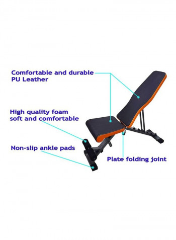 Multi-Function Adjustable Bench 127x109x213cm