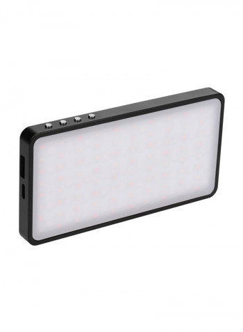 Portable RGB LED Video Light Panel Black/White