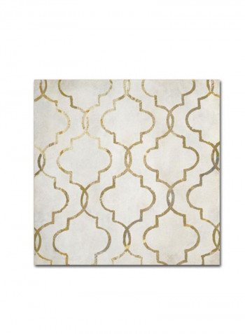 Paris Apartment Iii Framed Wall Art Grey/Gold 11 x 11inch