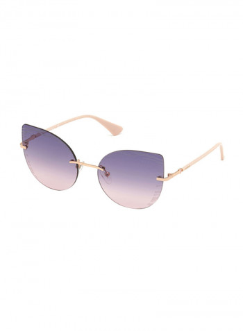 Women's UV Protection Rimless Sunglasses - Lens Size: 57 mm