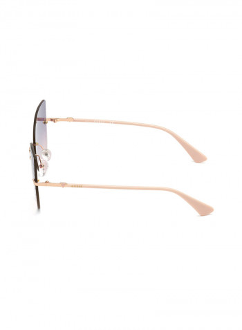 Women's UV Protection Rimless Sunglasses - Lens Size: 57 mm