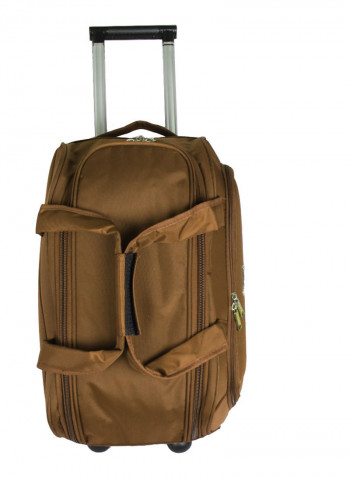 3 Piece Softside Duffel Bags Set Coffee