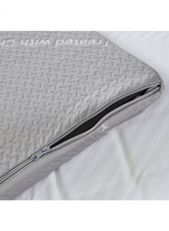 Innate Charcoal Infused Mattress Topper Combination Grey 200x180cm