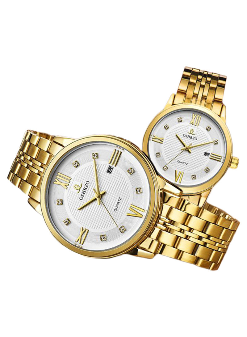 Stainless Steel Business Analog Watch 8414