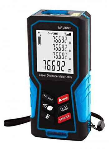 Handheld Laser Distance Measure Tool Blue/Black