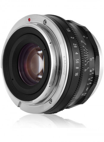 Large Aperture Mirror Camera Lens Black