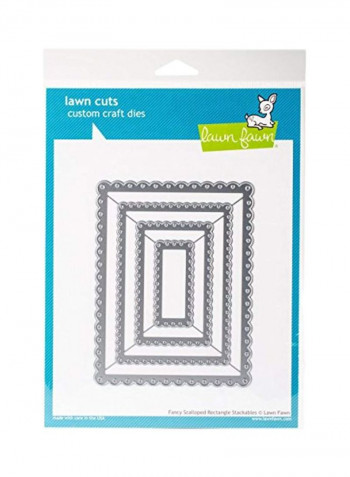 Lawn Cuts Custom Craft Die Silver