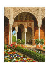 The Palace Garden Cross Stitch Kit Multicolour