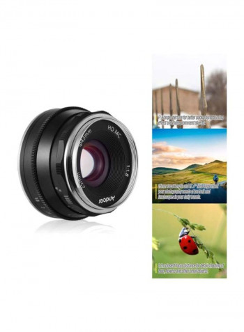 F1.8 Manual Focus Lens Large Aperture Black/White