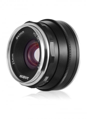 F1.8 Manual Focus Lens Large Aperture Black/White