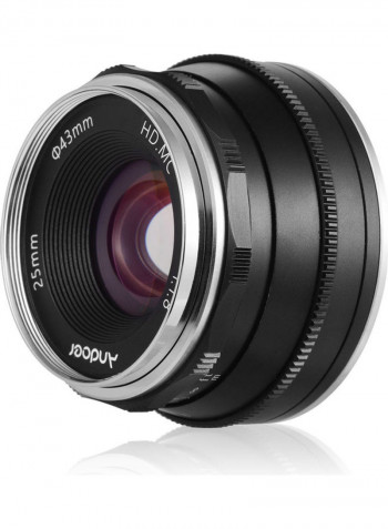 F1.8 Manual Focus Lens Large Aperture Black/White