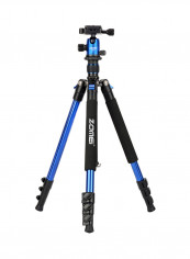 Portable Camera Tripod For DSLR Cameras Blue/Black