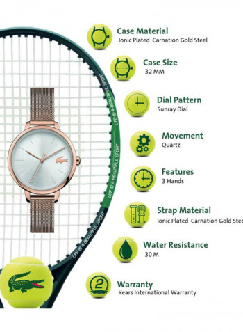 Women's Stainless Steel Analog Watch 2001103