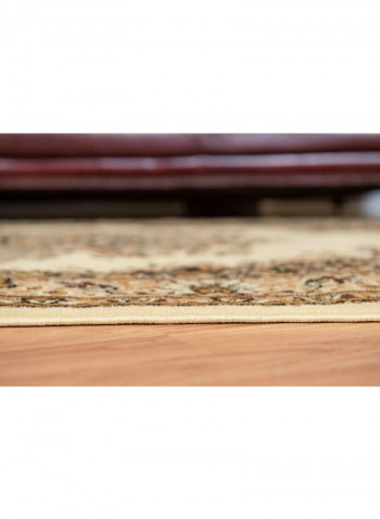 Dallas Floral Kirman Rug Brwon/Beige 60.96 x 91.44centimeter